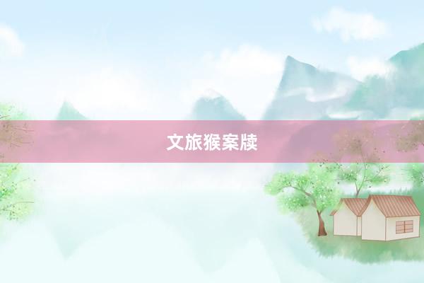 文旅猴案牍